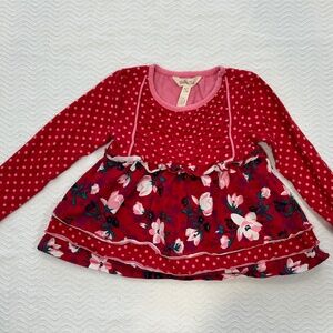 Matilda Jane Cheerful Day Tunic Long Sleeve Top - size 2